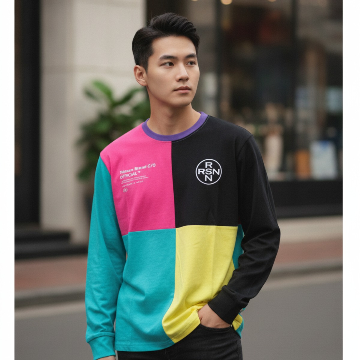 ÁO THUN DÀI TAY REASON 4 MÀU RJ-82LS