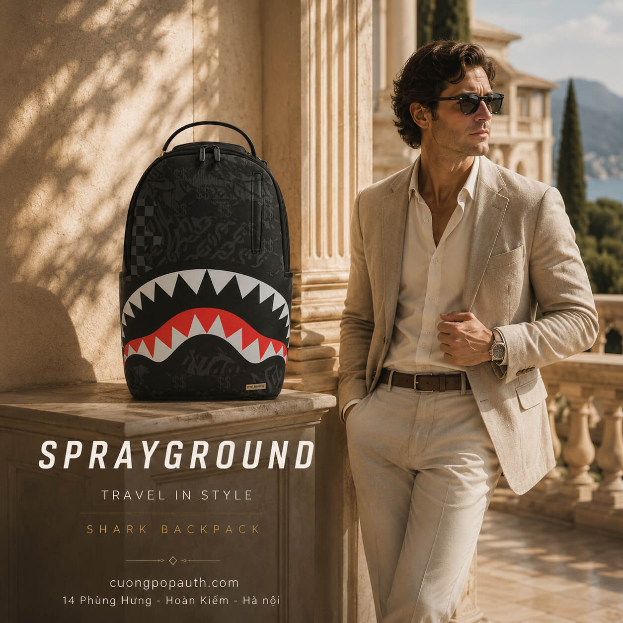 BALO SPRAYGROUND 4AM ECLIPSE BACKPACK