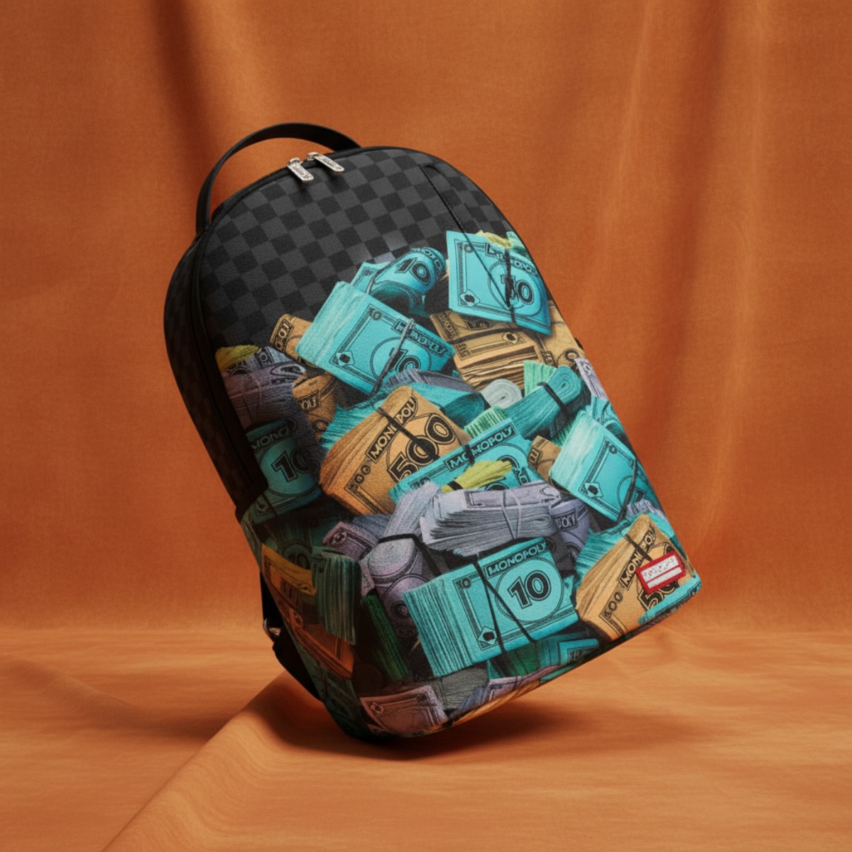 BALO SPRAYGROUND “MONOPOLY MONEY STACKS BACKPACK” – BLACK 910B8782NSZ