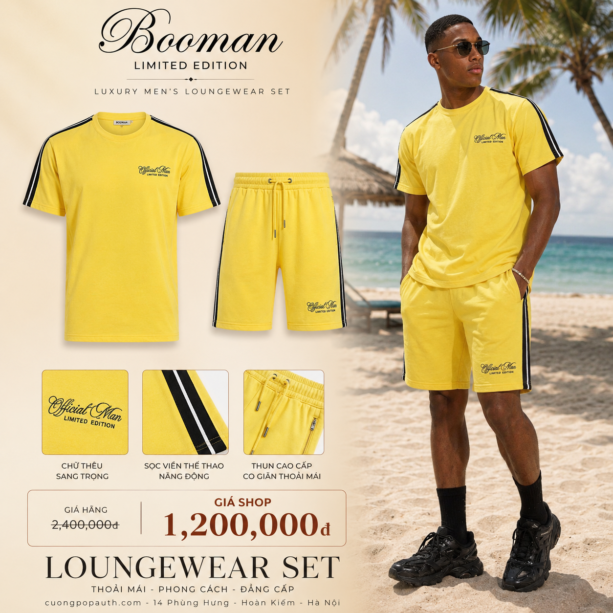 BỘ BOOMAN VÀNG MZZ14008