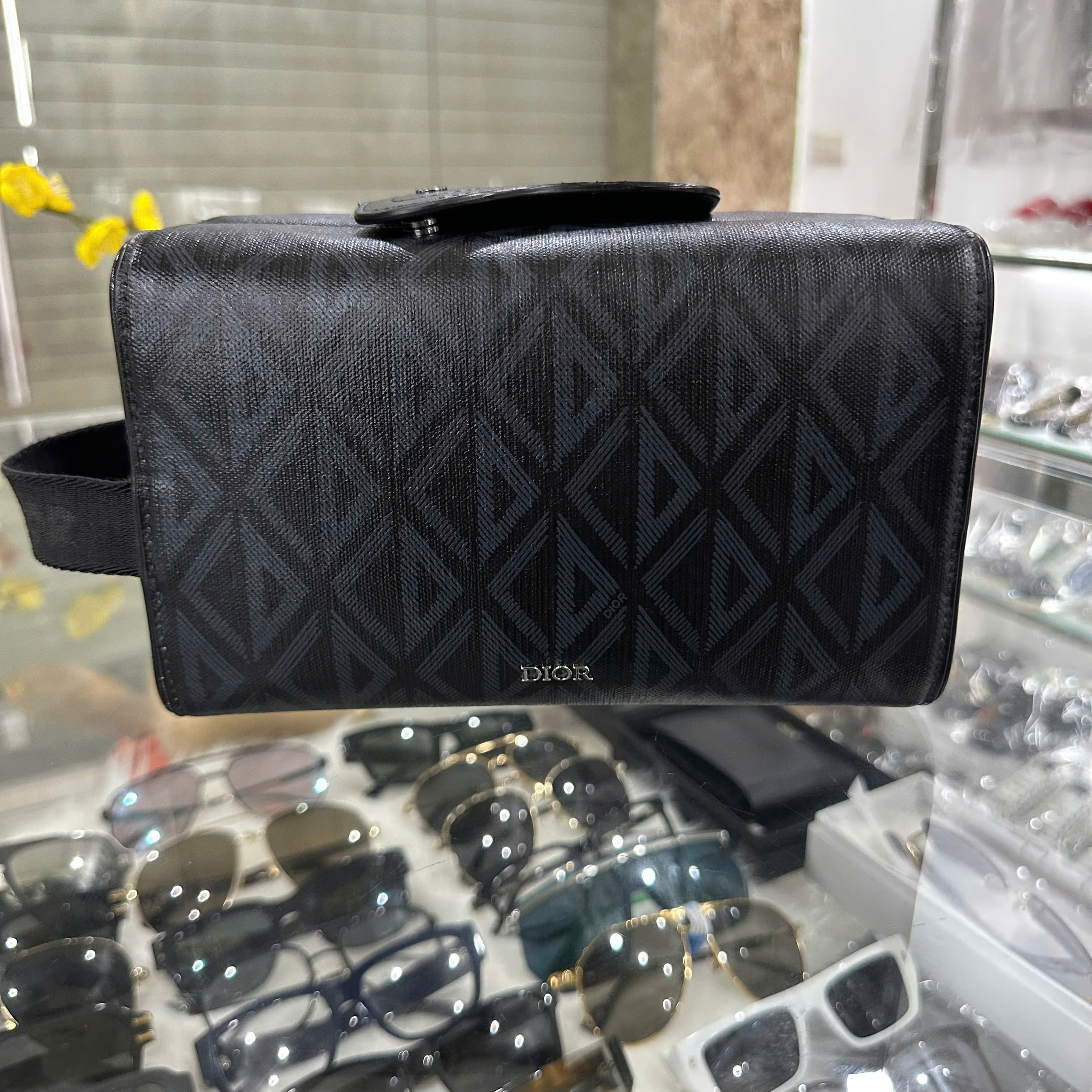 CLUTCH DIOR LINGOT CD DIAMOND 2ADCA418CDP LN031 LIKE NEW