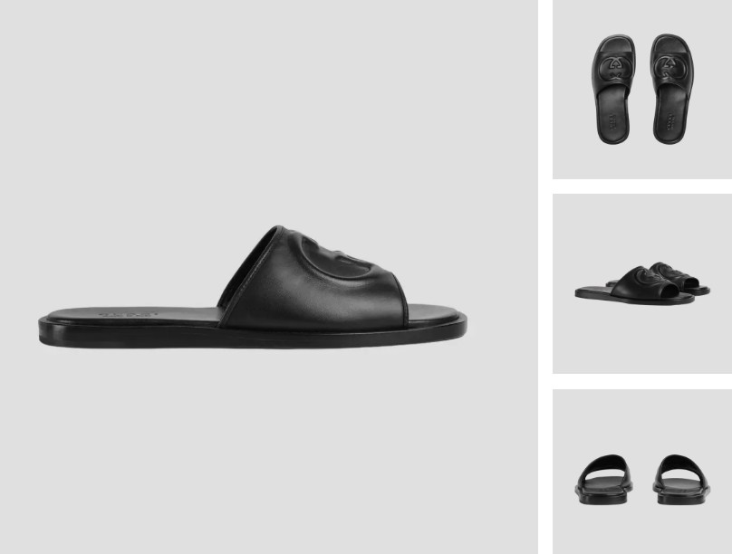 DÉP GUCCI ĐEN G 782697-0R000-1000