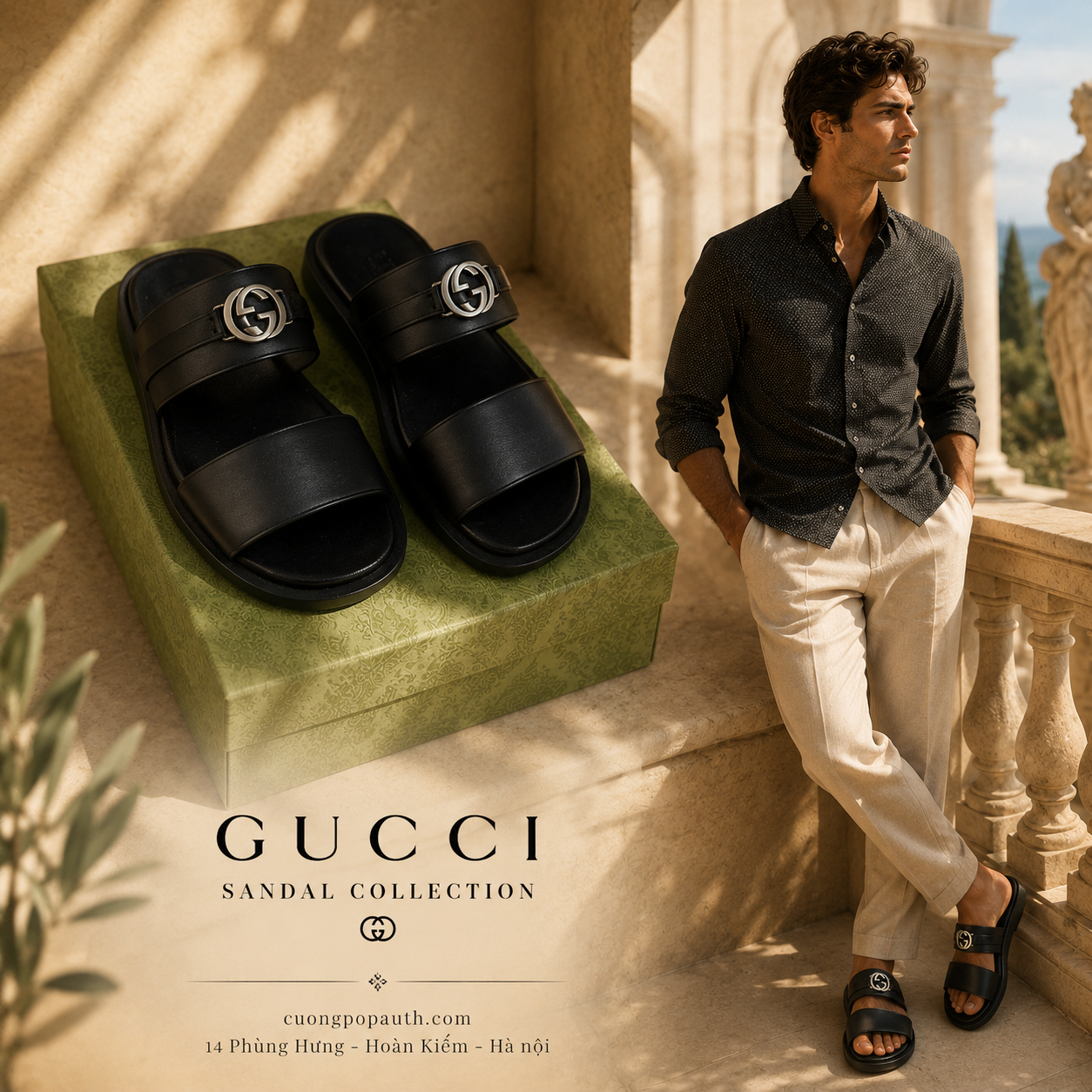 DÉP GUCCI QUAI NGANG K126