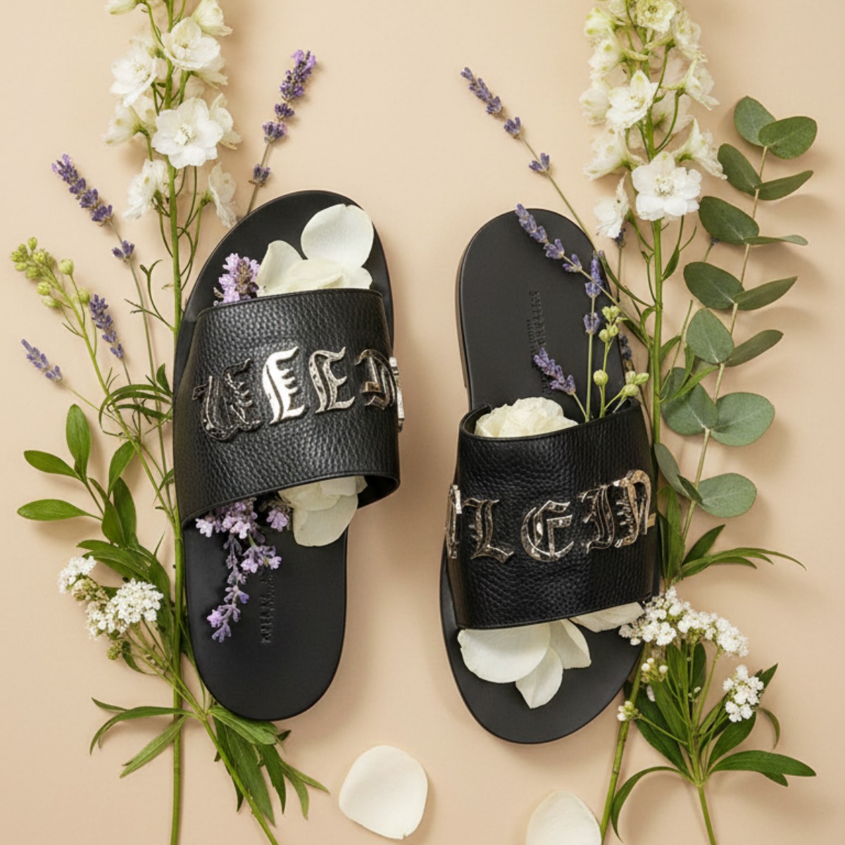 DÉP PHILIPP PLEIN ĐEN CHỮ TRẮNG PACS-MSA0204-PLE010N_0291