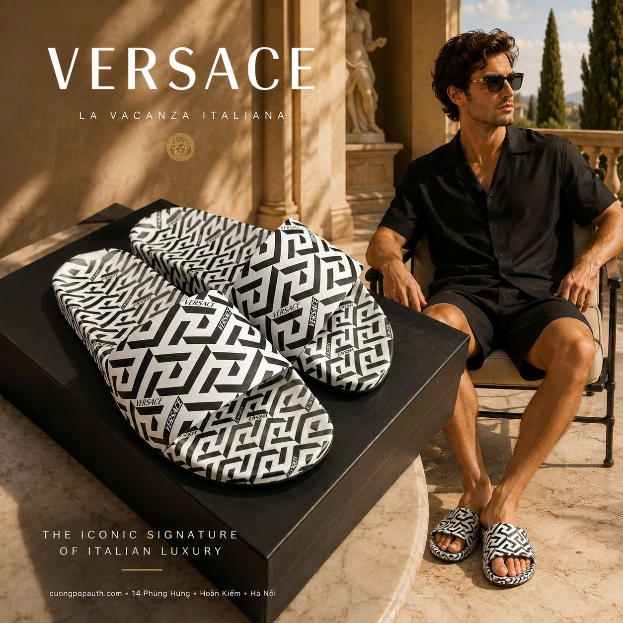 DÉP VERSACE TRẮNG KT66