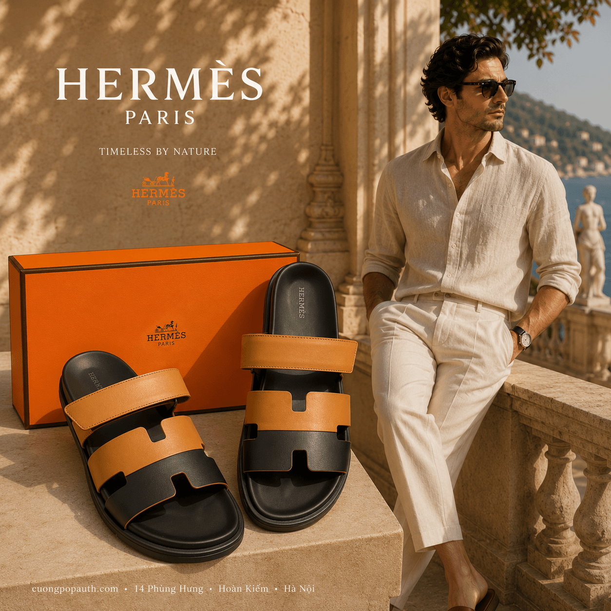 Dép HERMES CHYPRE LD04