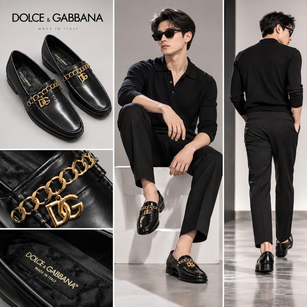 GIÀY LOAFER DOLCE ĐEN T1029483