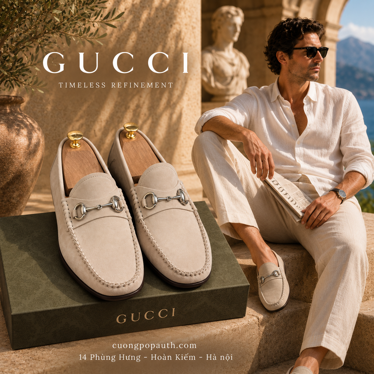 GIÀY LOAFER GUCCI BE DA LỘN K568