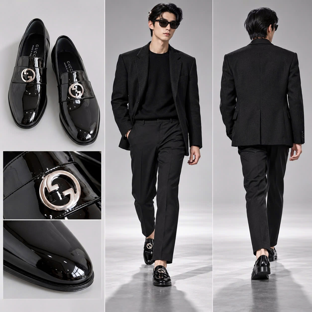 GIÀY LOAFER GUCCI BÓNG K013934877754