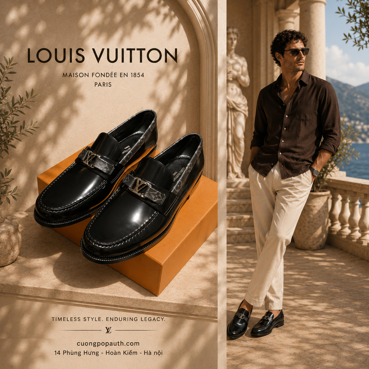 GIÀY LOAFER MARJO LOUIS VUITTON L0131