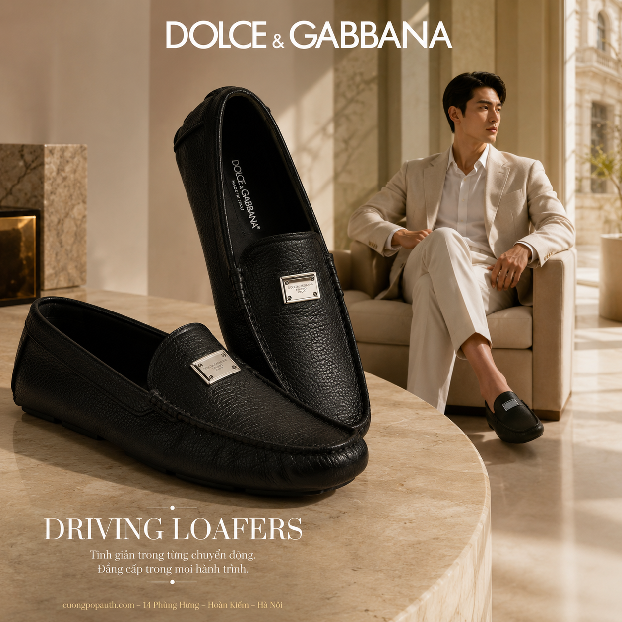 GIÀY MOCA DOLCE ĐEN TAG SPORT A50596A803480999