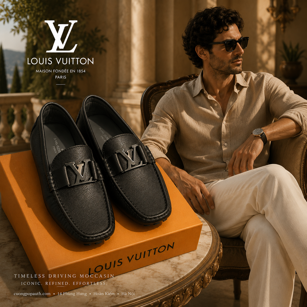 GIÀY MOCCA LOUIS VUITTON KT98