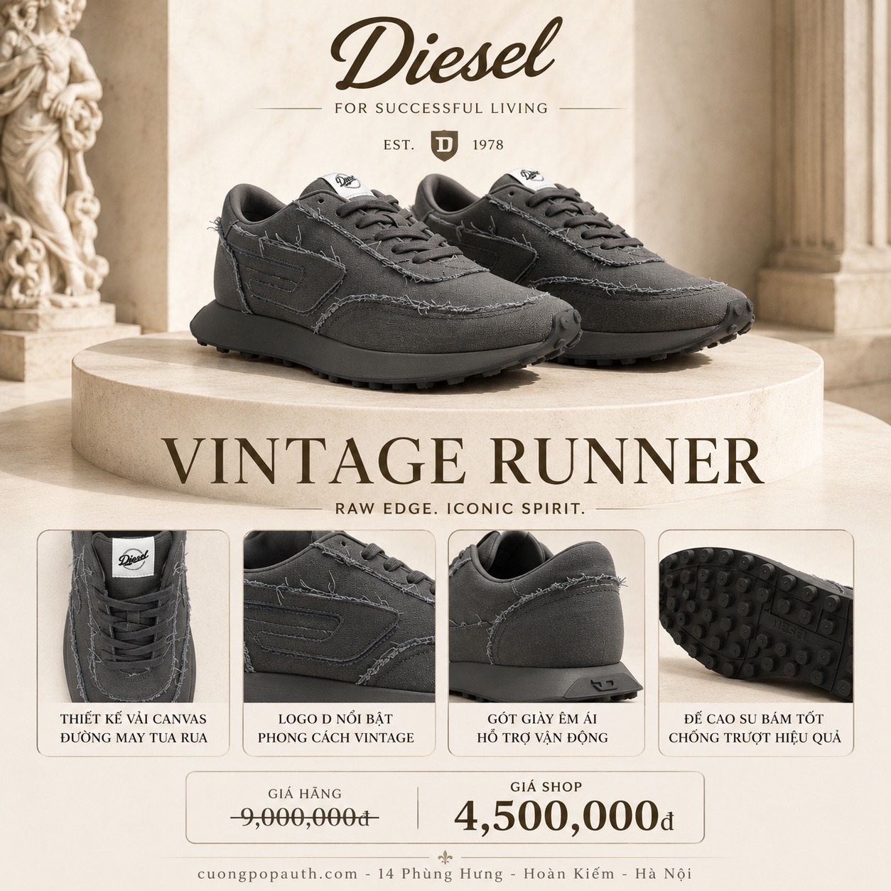 GIÀY SNEAKER DIESEL Y02873P5652