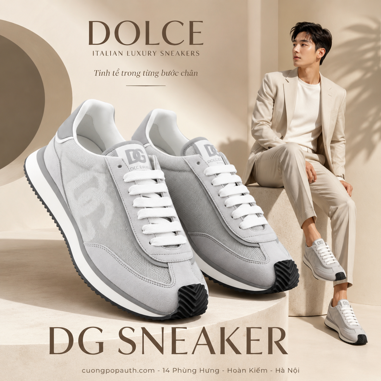 GIÀY SNEAKER DOLCE CUSHION CS2288 A3D42 8B849