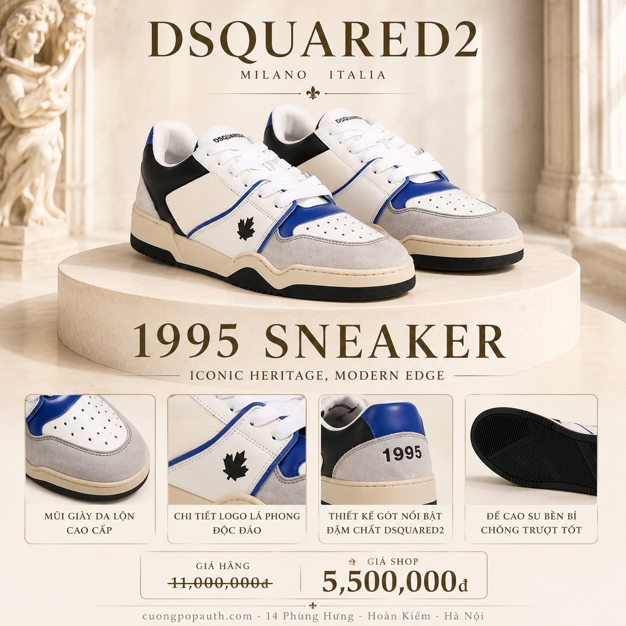 GIÀY SNEAKER DSQUARED2 SNM031501606243