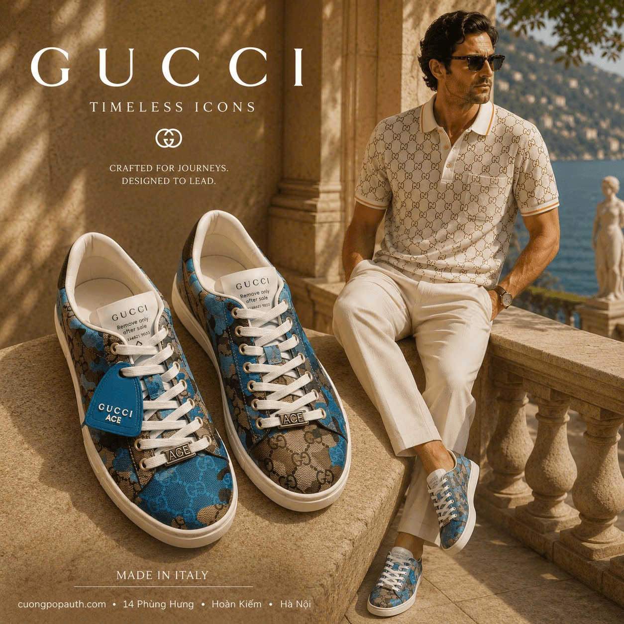 GIAY SNEAKER GUCCI LD10