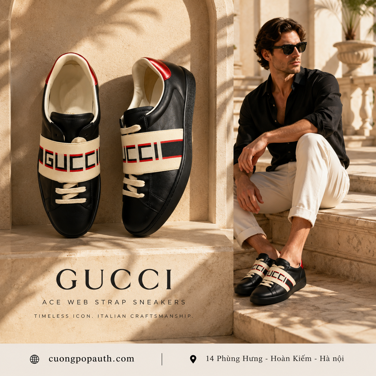 GIÀY SNEAKER GUCCI TRAP T551