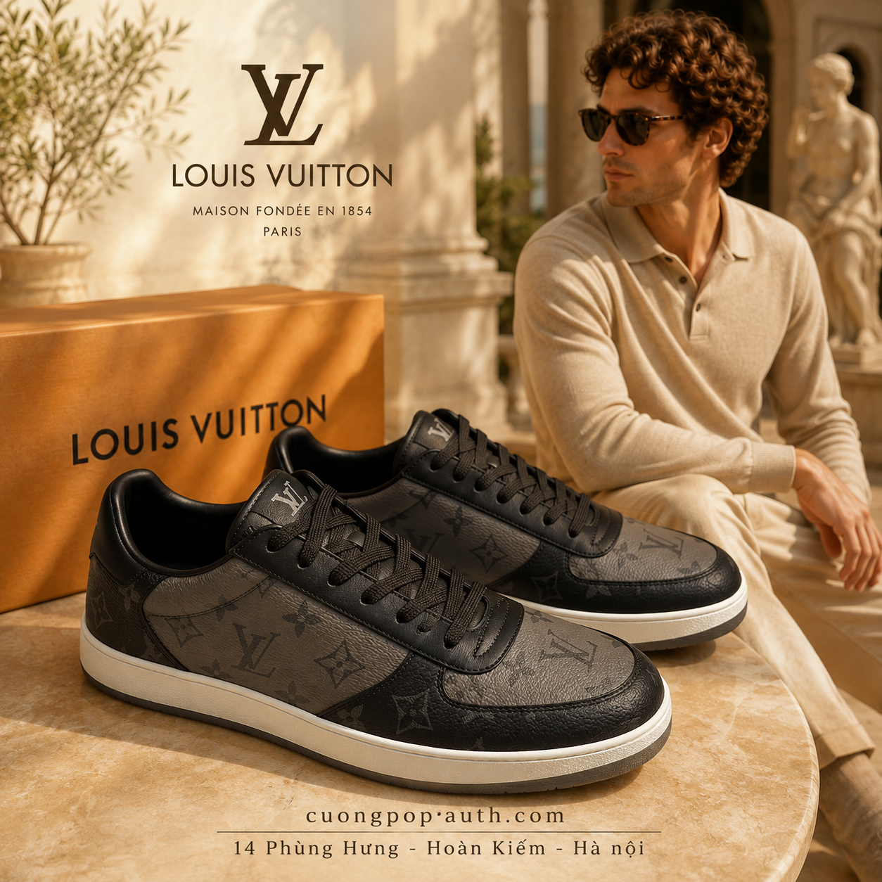 GIÀY SNEAKER LOUIS VUITTON RIVOLI L192