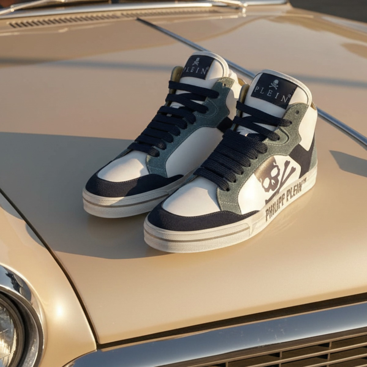 GIÀY SNEAKER PHILIPP PLEIN CỔ CAO AADS-USC0681-PLE075N_0108