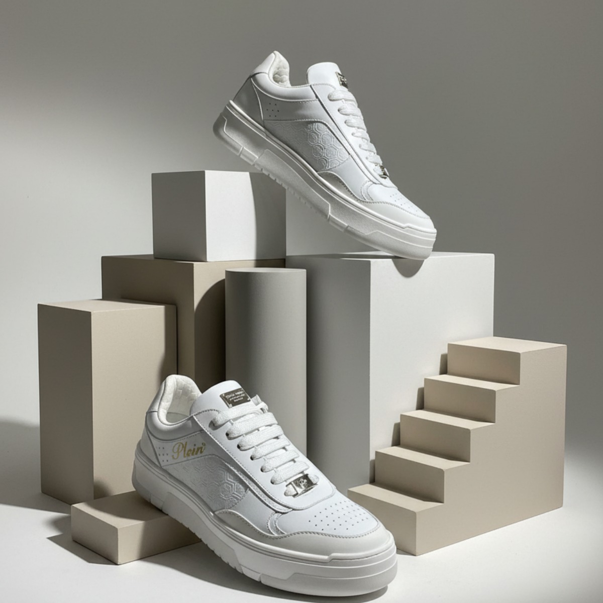 GIÀY SNEAKER PHILIPP PLEIN TRẮNG PAES-USC0755-PLE075N_01