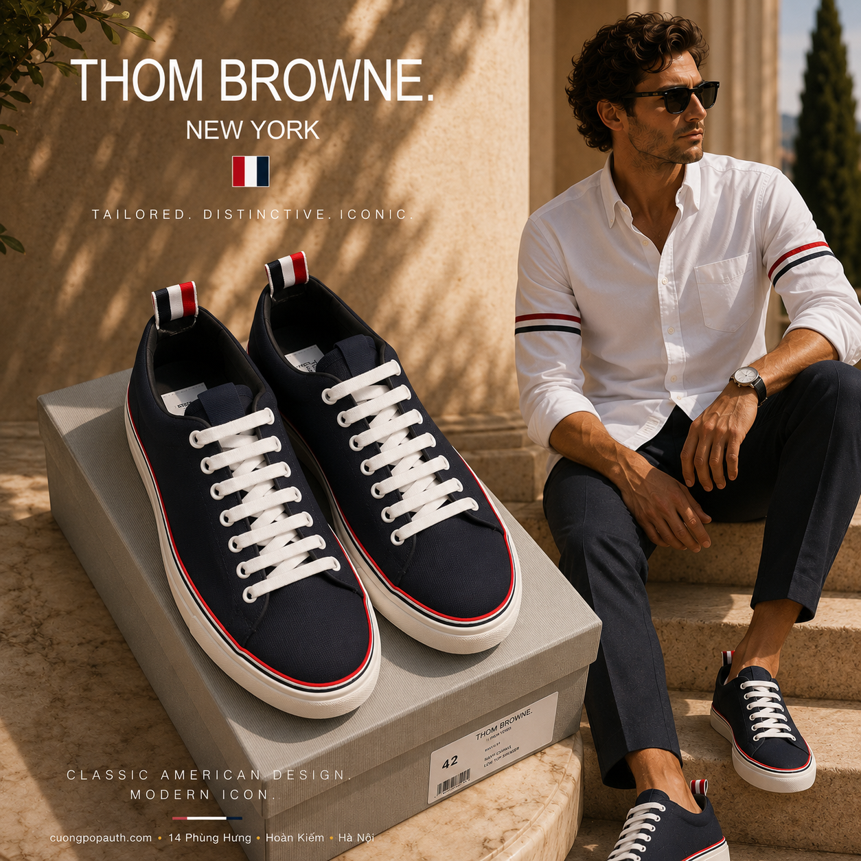 GIÀY SNEAKER THOM BROWNE KT88