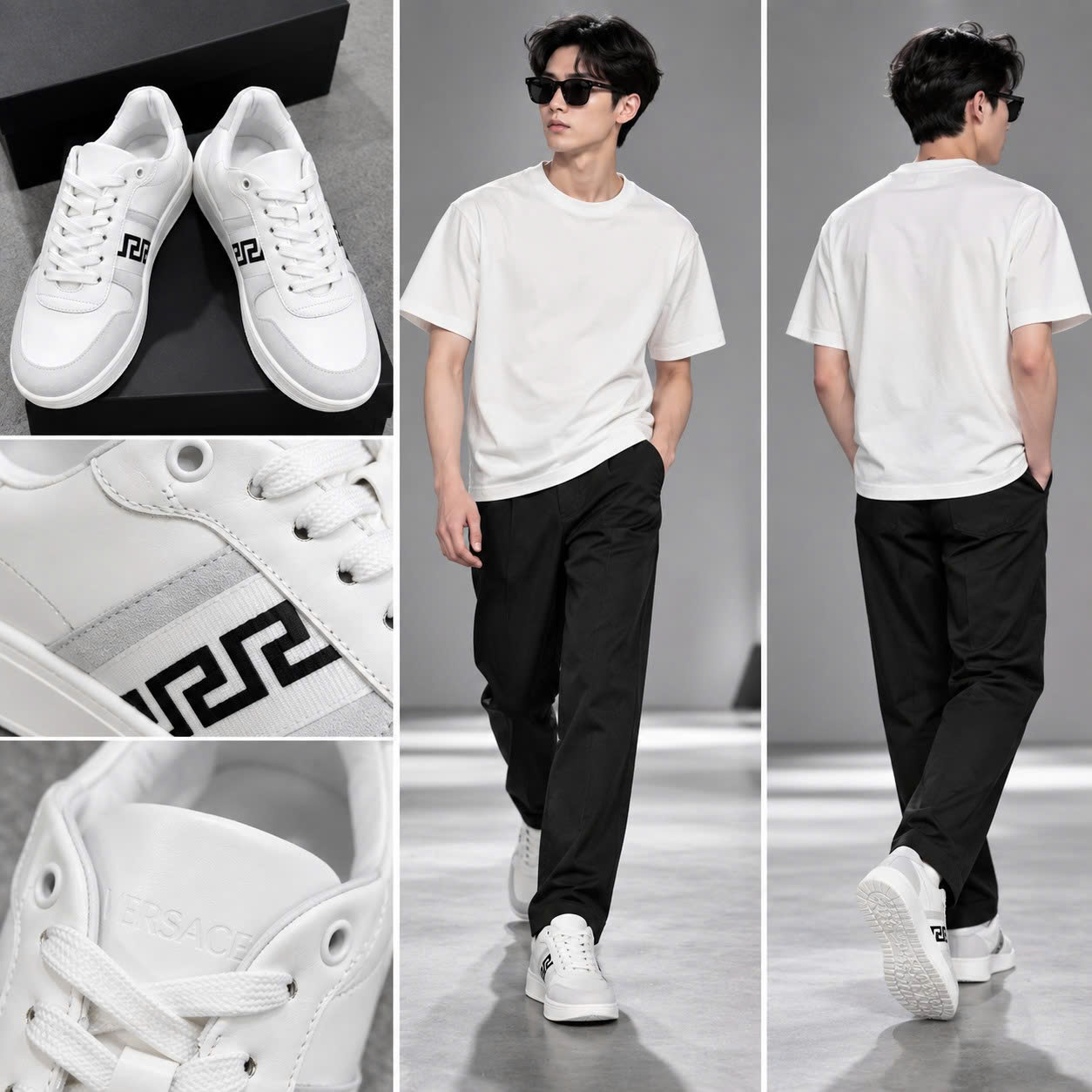 GIÀY SNEAKER VERSACE TRẮNG T029112