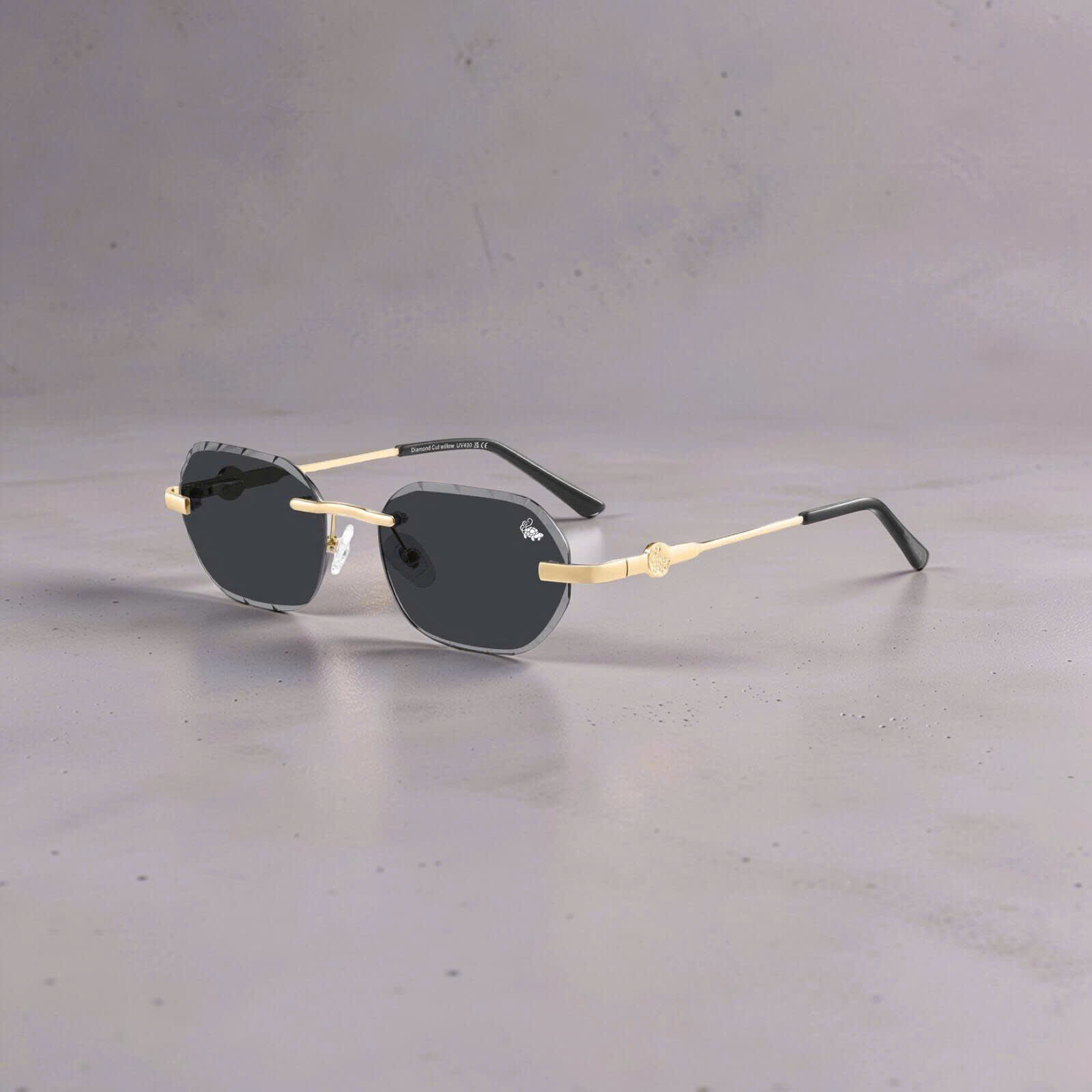 KÍNH BELVOIR DIAMOND CUT WILLOW BLACK|GOLD SIZE 53