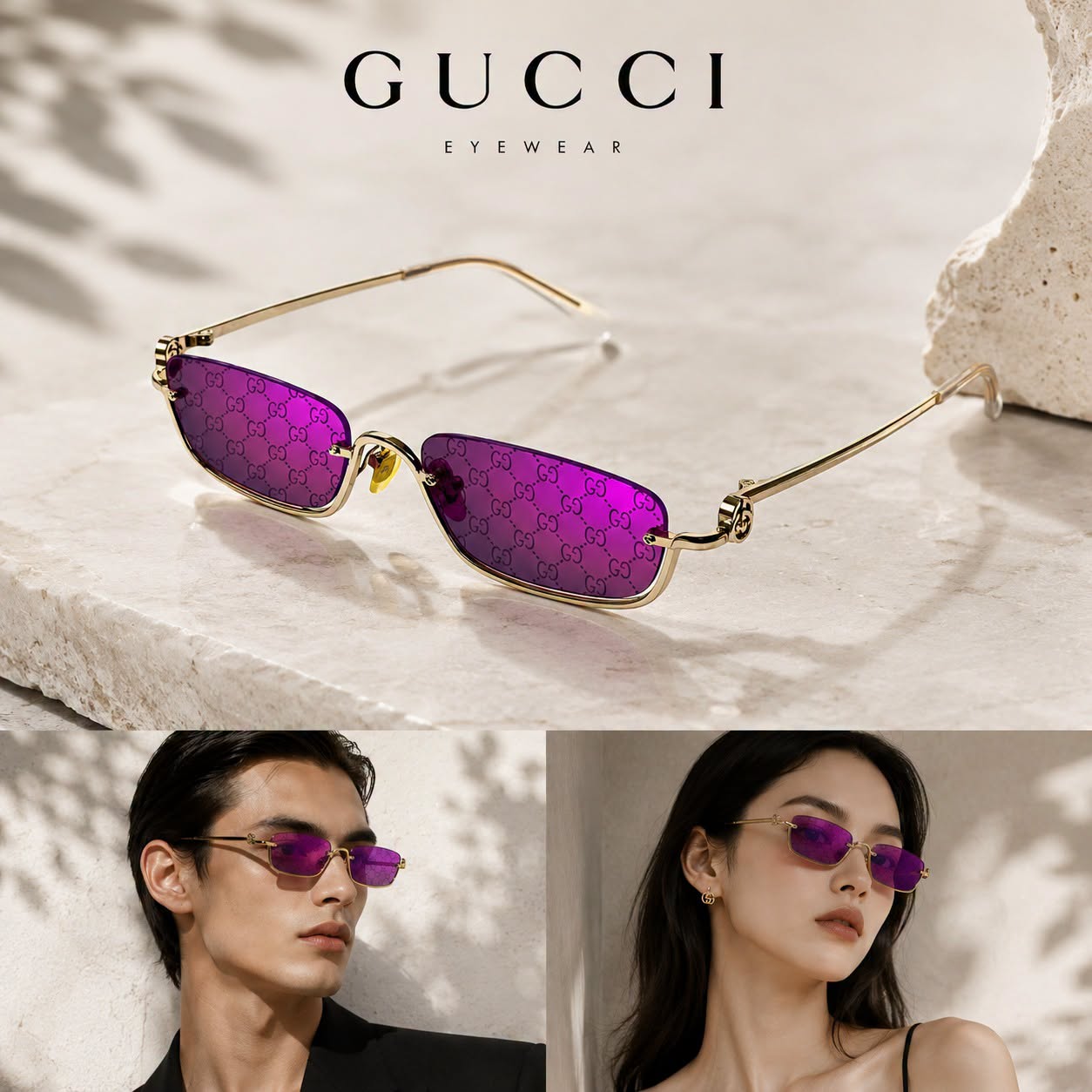 KÍNH GUCCI GG1278S-005 SIZE 55X19X140