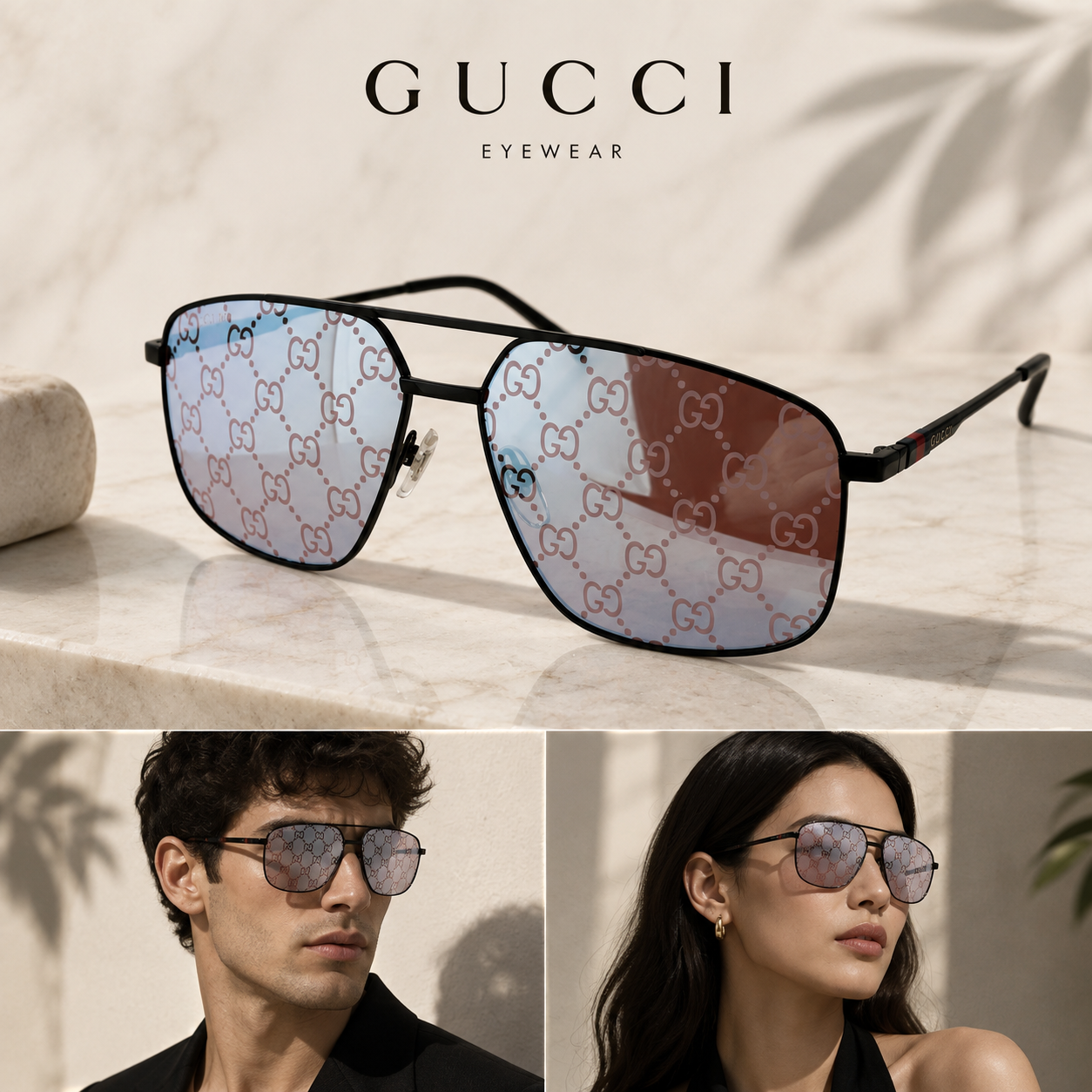 KÍNH GUCCI GG1676S-005 SIZE 60X14X145