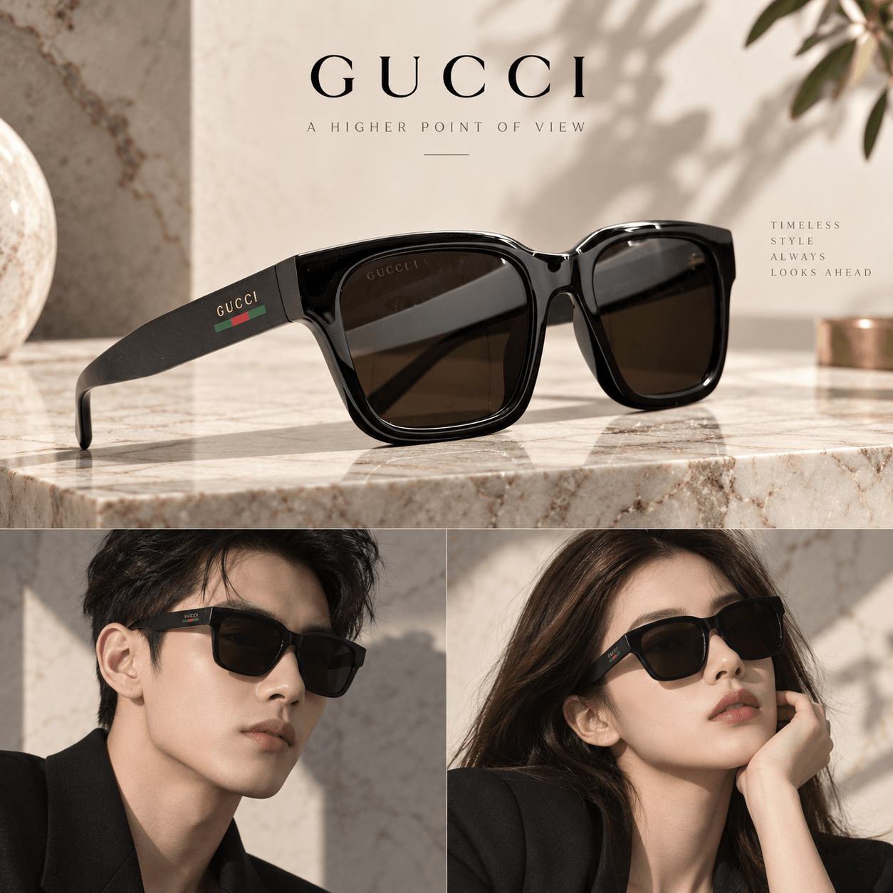 KÍNH GUCCI GG1857S-005 SIZE 55/20/145