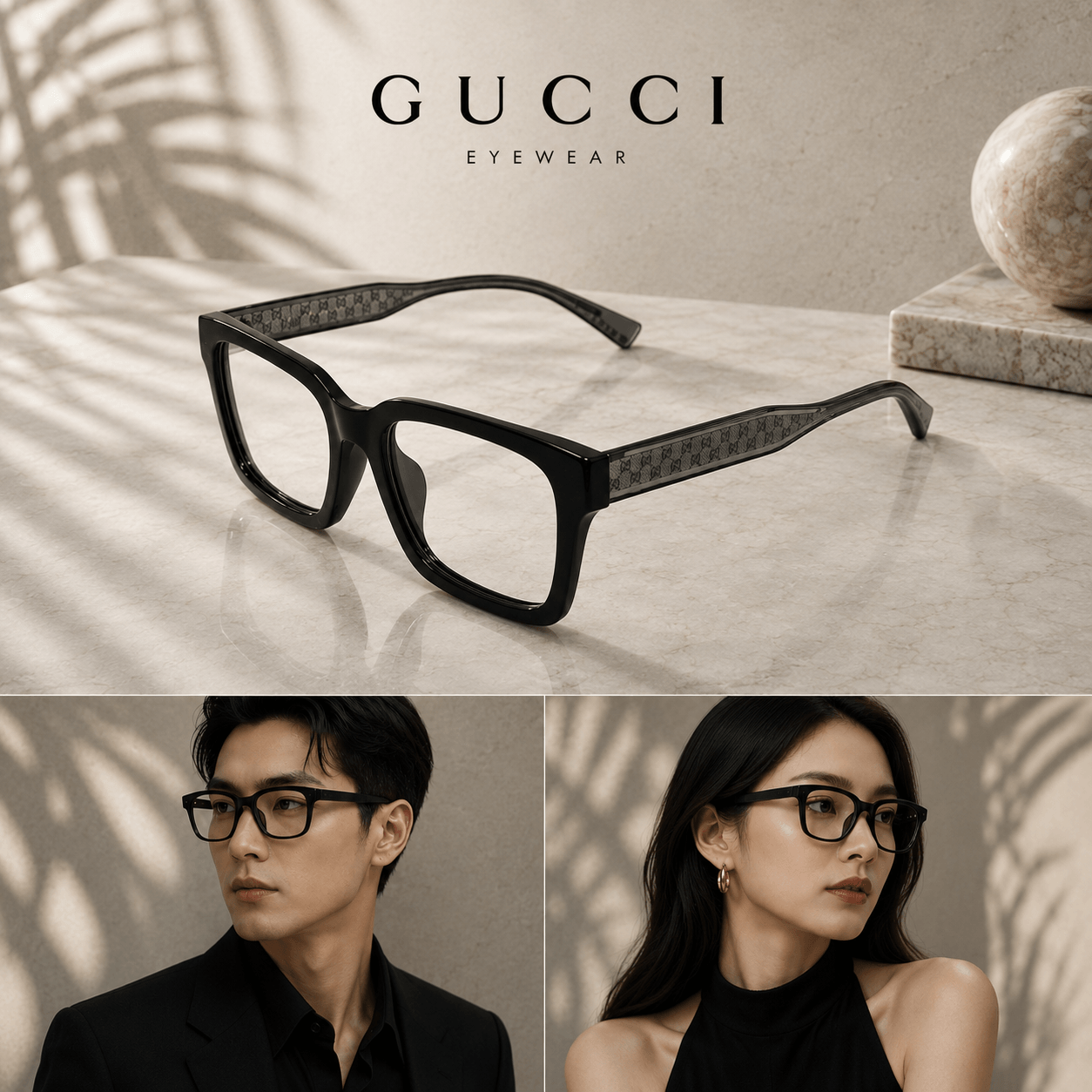 KÍNH GUCCI GG2071OL-001 SIZE 52/22/145