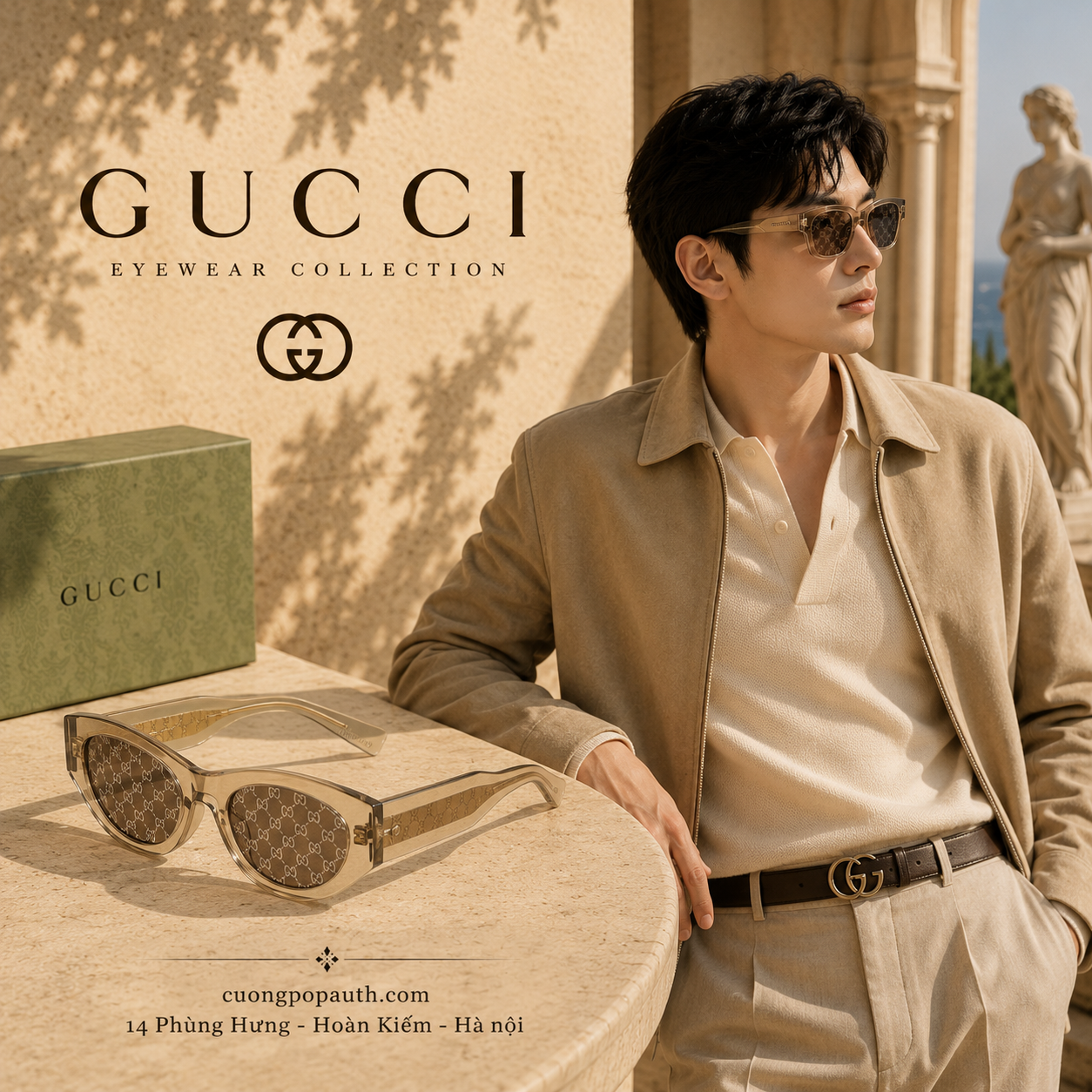 KÍNH GUCCI MONOGRAM N89