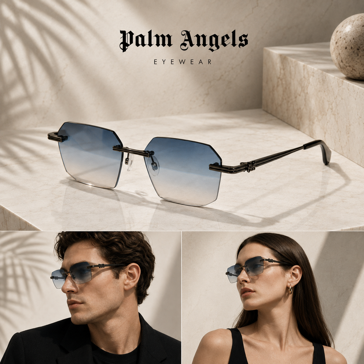 KÍNH PALM ANGELS NEW COLLECTION PERI10G -1009 SIZE 56/17/145