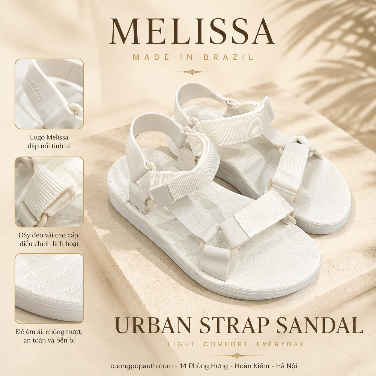 SANDAL MLS TRẮNG CP8S597