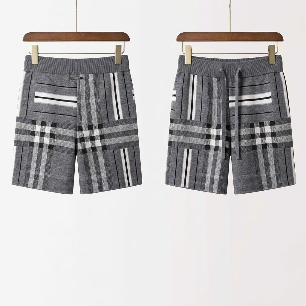 SHORT BURBRRY LEN DARK GREY MELANGE 8058768