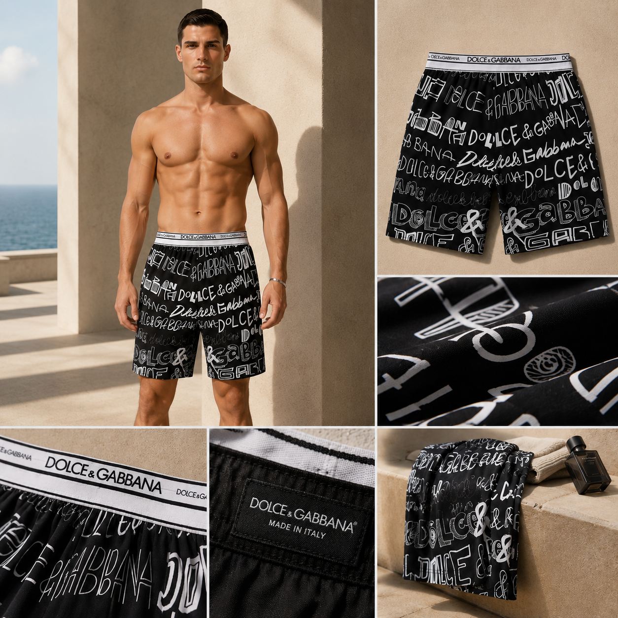SHORT DOLCE CHỮ NHỎ M4B56JFSGWS