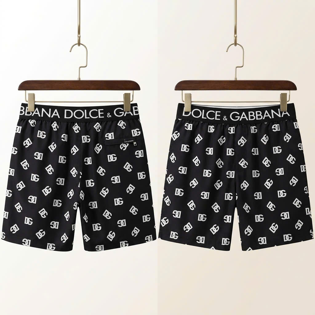 SHORT DOLCE ĐEN NHIỀU CHỮ M4B45T HSMGJ
