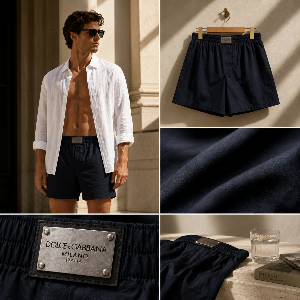 SHORT DOLCE ĐEN TAG SPORT M3A09T FU5K9 N0000