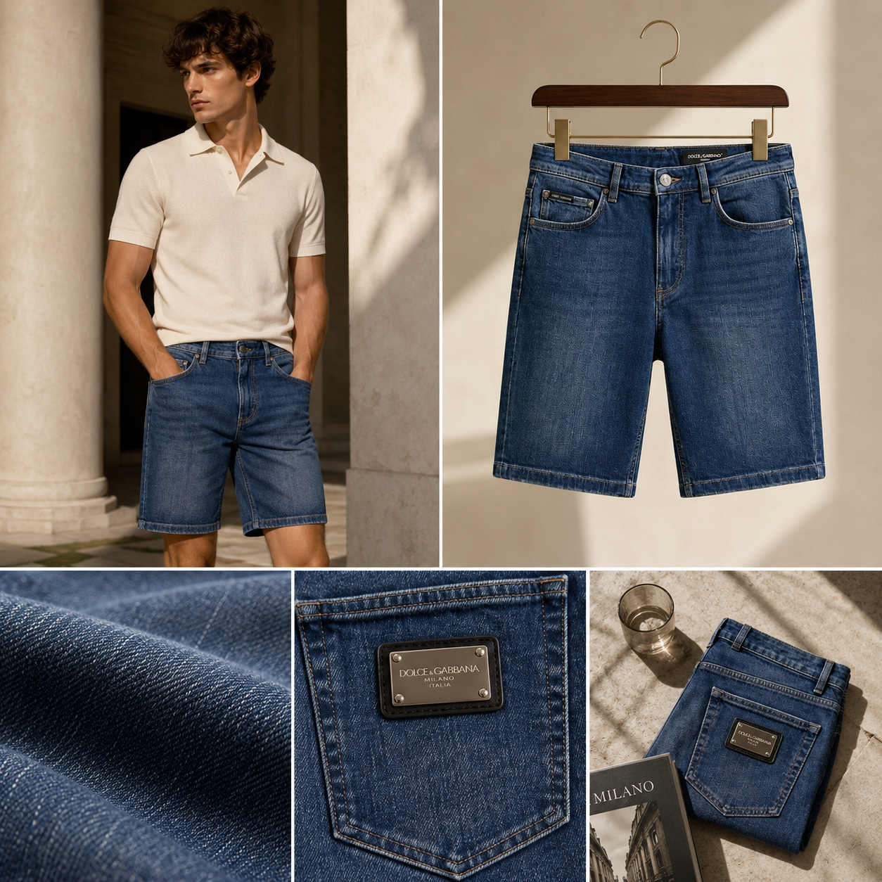 SHORT DOLCE XANH TAG GƯƠNG GWNXAD G8PO9