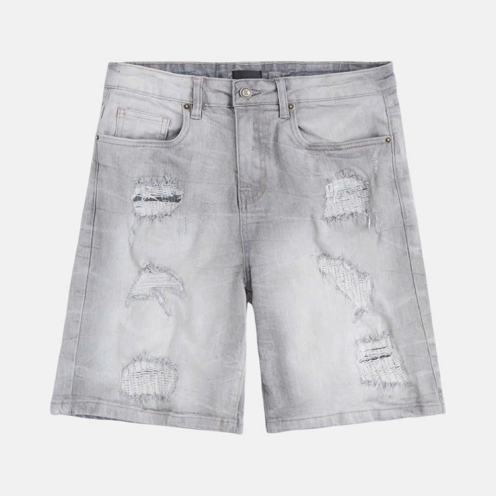 SHORT REASON GREY WASH RÁCH 2 ĐÙI RCS65M-507