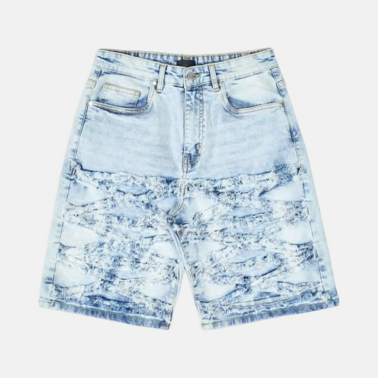 SHORT REASON LIGHT BLEU WASH RÁCH 2 ĐÙI RSP-282