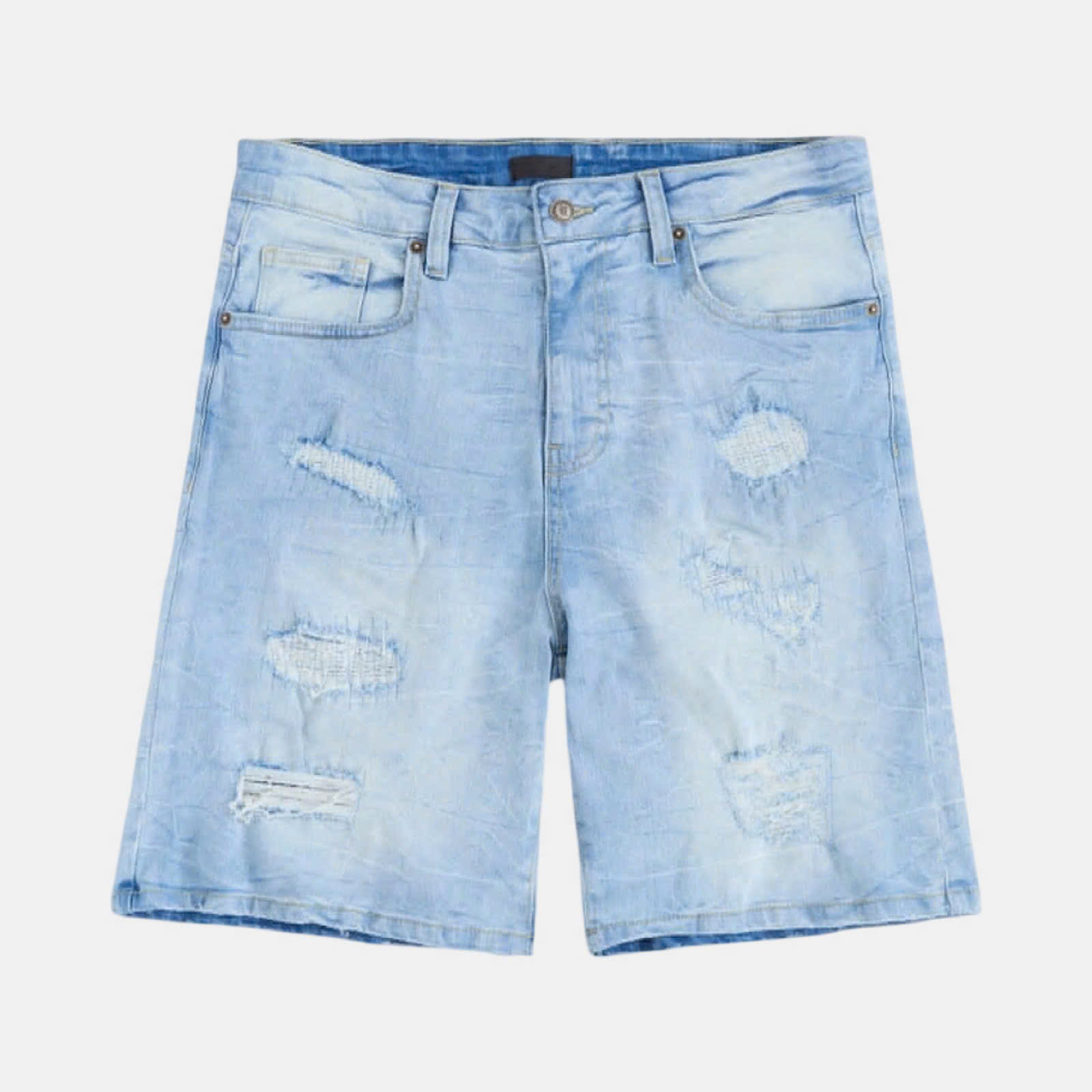 SHORT REASON MEDIUM BLEU WASH RÁCH 2 ĐÙI RCS6SM-511