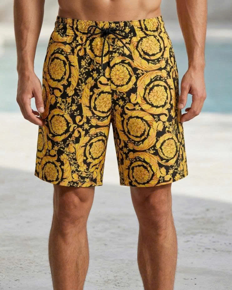 SHORT VERSACE HOA VĂN VÀNG ABU05021A233170A7900