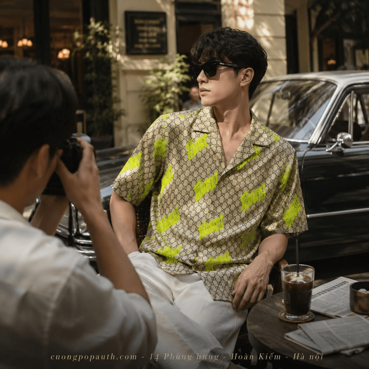 SƠ MI GUCCI NHIỀU CHỮ 794907 ZATLJ 2017