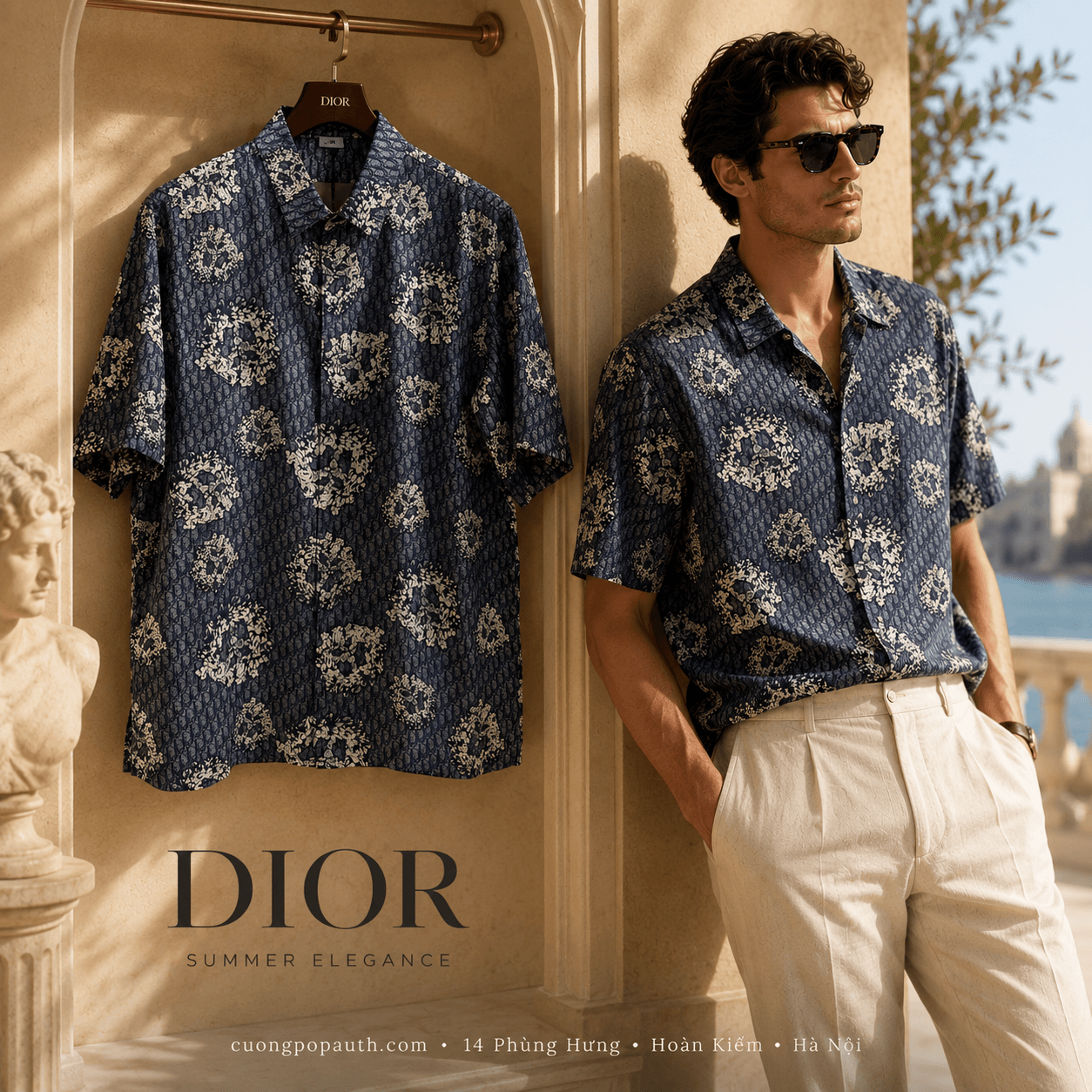 SƠ MI LỤA DIOR LD15