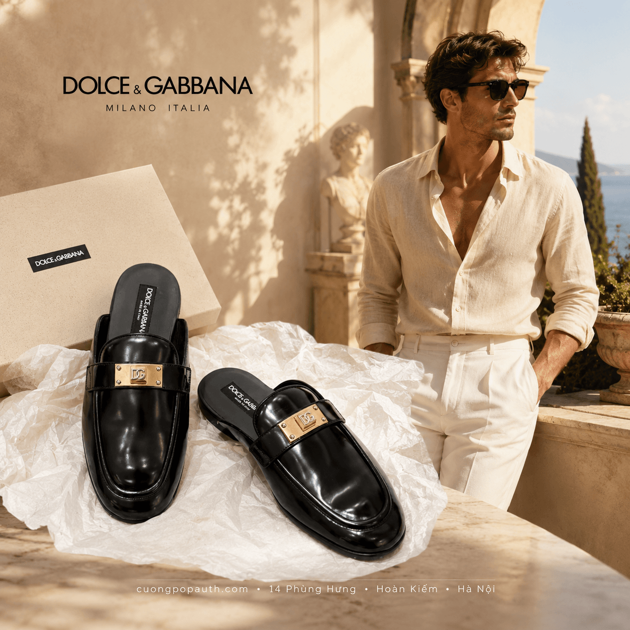 SỤC DOLCE LOGO KHOÁ VÀNG A80438AQ23780999