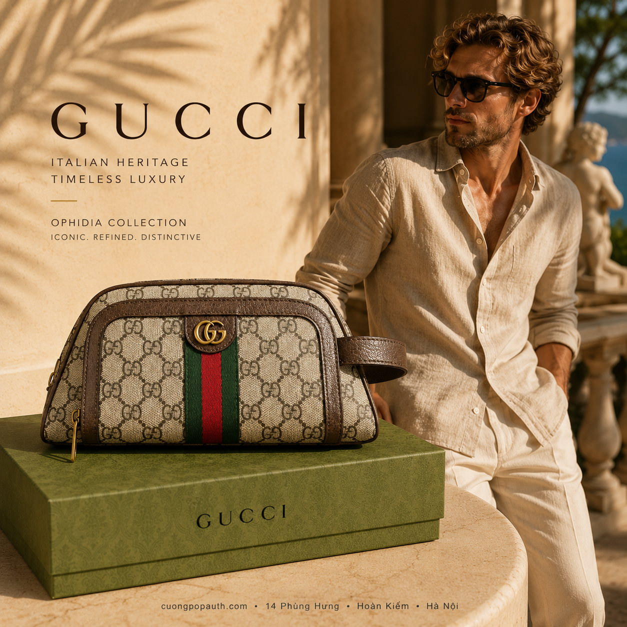 TÚI POUCH GUCCI LD40