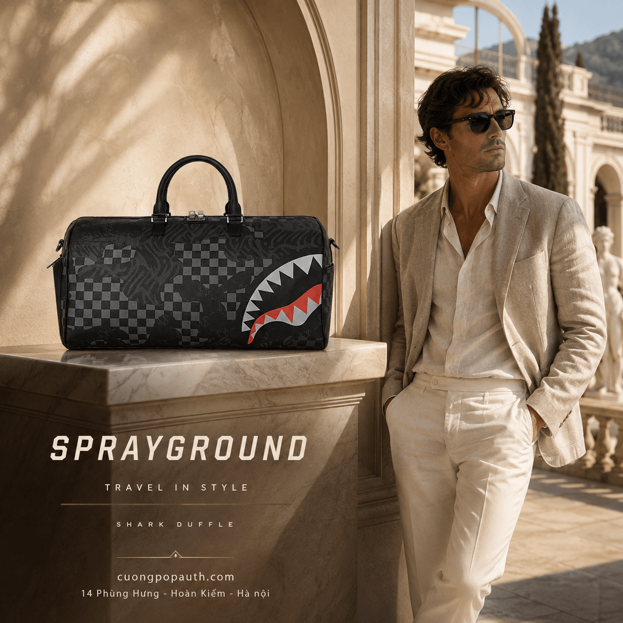 TÚI TRỐNG SPRAYGROUND 4AM ECLIPSE DUFFLE