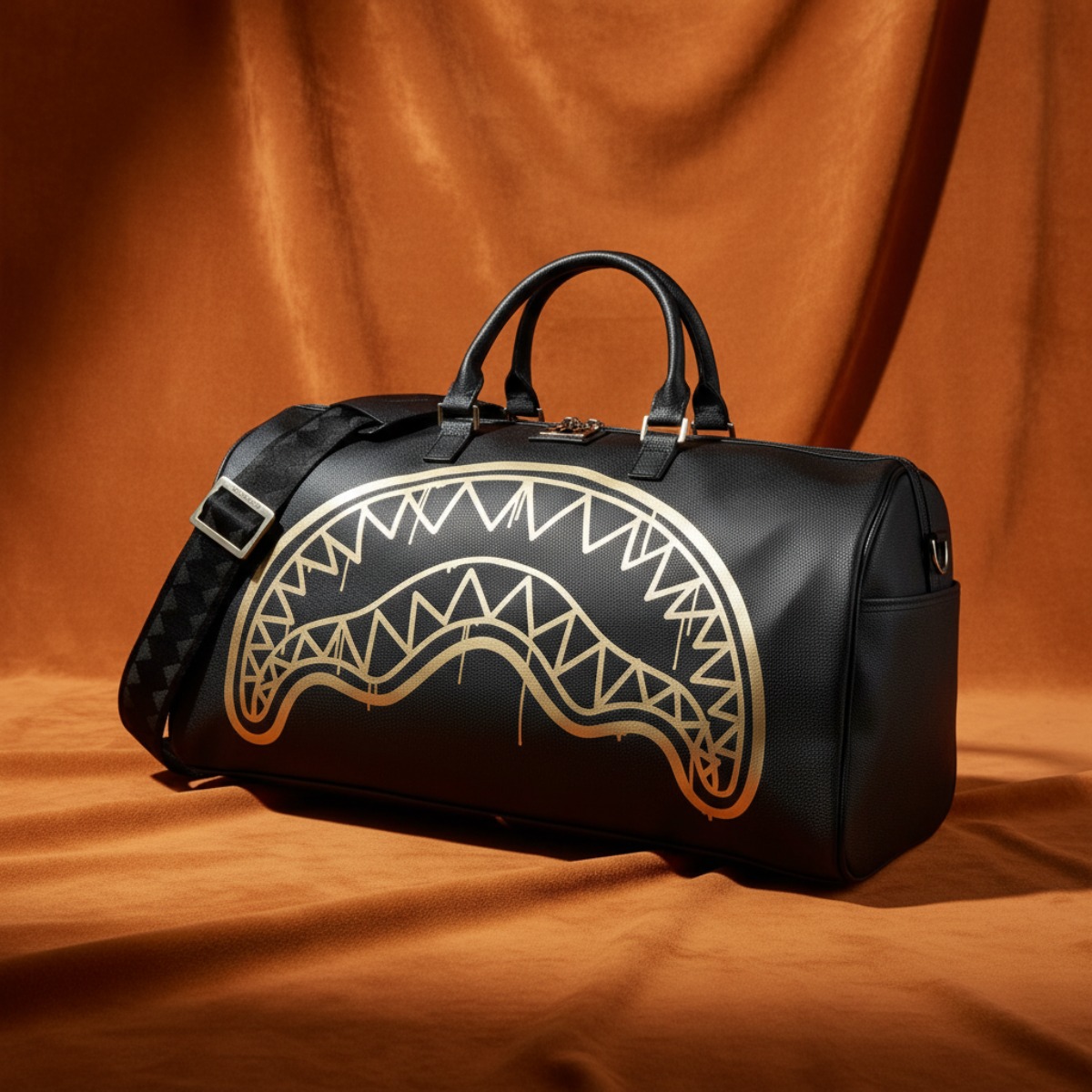 TÚI TRỐNG SPRAYGROUND THAT GOLD DRAP WEEKENDER TRAVEL