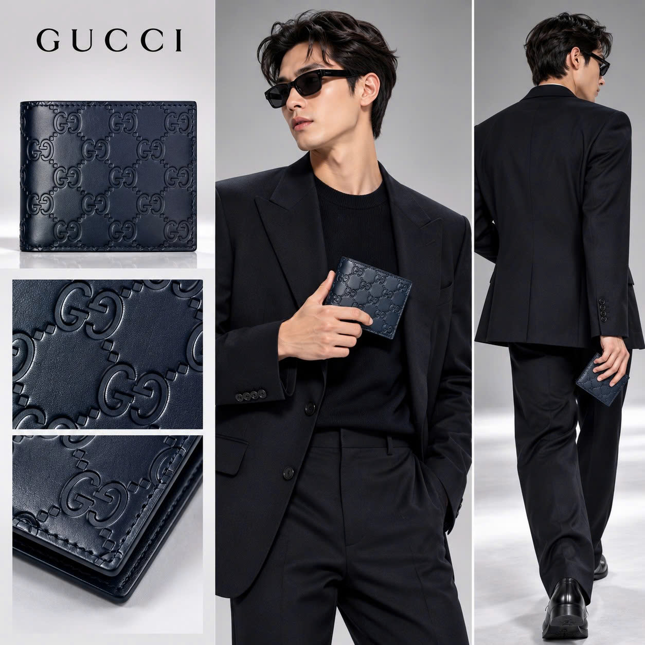 VÍ GUCCI NAVY K102934